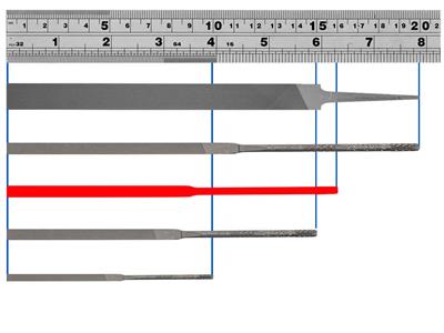 Jeu de 12 limes aiguilles, 160 mm grain 2, Vallorbe - Image Standard - 5