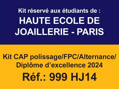Kit HEJ Paris CAP polissageFPCAlternanceDiplôme dexcellence 2024