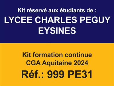 Kit formation continue CGA Aquitaine 2024