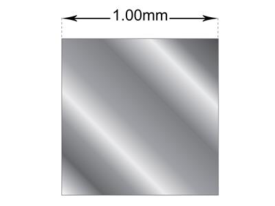Fil carré Argent 950 recuit, 1,00 mm - Image Standard - 2