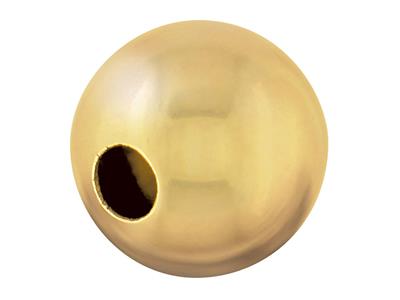 Boule lourde lisse 1 trou, 3 mm, Or jaune 18k. Réf. 04769 - Image Standard - 1