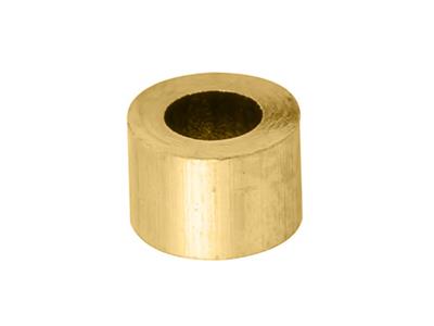Douille cylindrique pour pierre ronde de 3,7 mm, Or jaune 18k. Réf. 4449-11 - Image Standard - 1