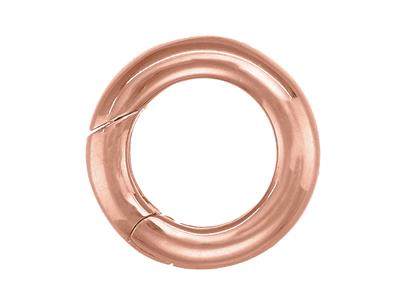 Fermoir invisible 11,80 mm, tube rond, Or rouge 18k 5N - Image Standard - 1