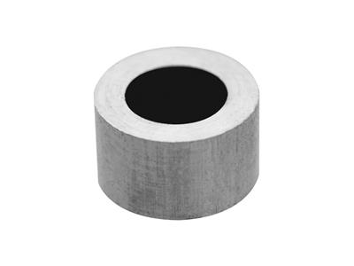 Douille cylindrique pour pierre ronde de 6 mm, Or gris 18k Pd 12,5. Réf. 4449-17 - Image Standard - 1