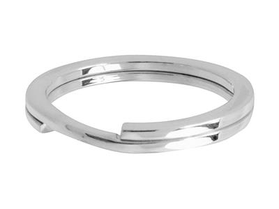 Porte-clés anneau brisé 30 mm, Argent 925. Réf. 27052 - Image Standard - 1