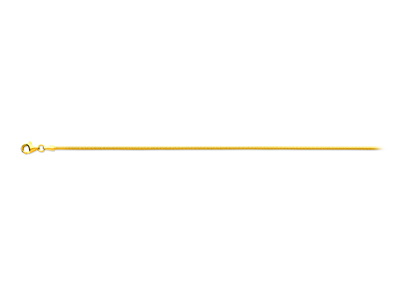 Chaîne maille Serpentine 1,40 mm, 42 cm, Or jaune 18k - Image Standard - 1