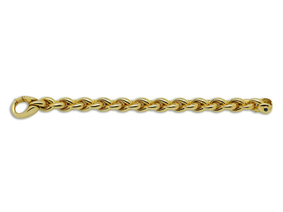 Bracelet mailles Coques 11 mm, 20 cm, Or jaune 18k. réf. 2224 - Image Standard - 1