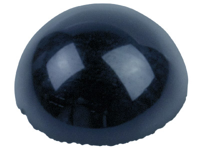 Onyx, cabochon rond 6 mm