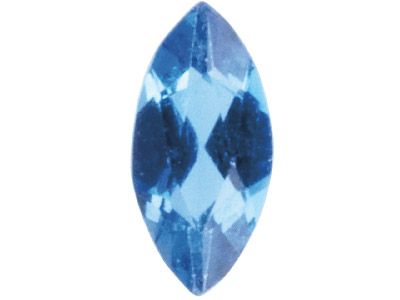 Topaze Bleu Londres traitée, marquise 5 x 2,5 mm - Image Standard - 1