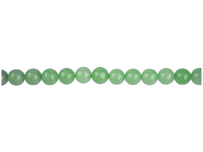 Aventurine verte, pierre fine ronde 8 mm, brin de 38-39 cm - Image Standard - 1