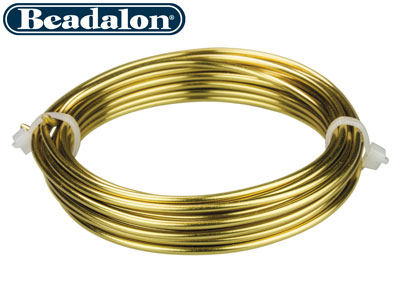 Fil Laiton anti-ternissement 2,00 mm, Artistic Wire de Beadalon