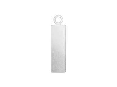 Ebauche Aluminium, Pendentif Plaque rectangle 16 x 5 mm, ImpressArt, sachet de 20 - Image Standard - 1