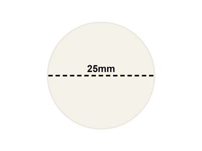 Étiquette posologie adhésive blanche modèle F - 45x35 mm | Proébo Promoplast