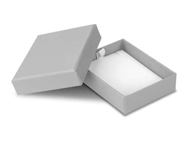 Boîte pour pendentif, Gomme grise - Image Standard - 1