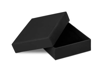 Boîte pour pendentif, Gomme noire - Image Standard - 1
