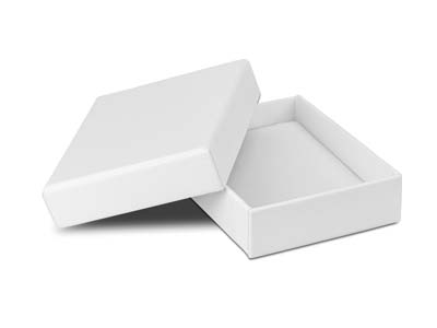 Boîte pour pendentif, Gomme blanche - Image Standard - 1
