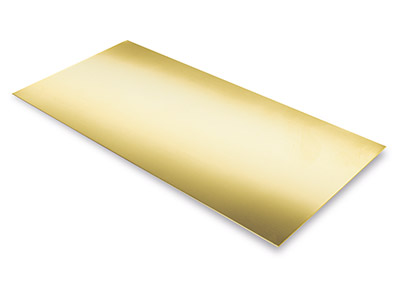 Plaque Or jaune 9k recuit, 2,00 mm - Image Standard - 1