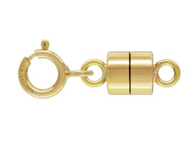 Fermoir magnétique avec anneau ressort, Gold filled - Image Standard - 1