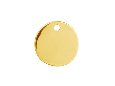 Ebauche pendentif disque 15 mm, Gold filled - Image Standard - 1