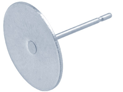 Tige avec bout plat 11 mm, Acier chirurgical, sachet de 5 paires - Image Standard - 1