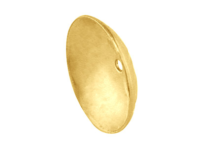 Calotte lisse 4 mm, Or jaune 9k, sachet de 6 - Image Standard - 1