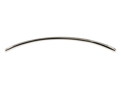 Plaque incurvée pour Bracelet Identité, 7 x 42 mm, Argent 925 - Image Standard - 2