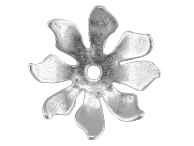 Calotte Fleur 11 mm, pour perle, Argent 925 - Image Standard - 1