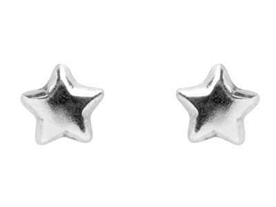 Boucles d'oreilles Etoiles 5 mm, Argent 925 - Image Standard - 1