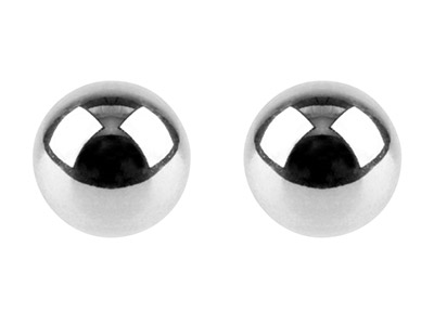 Boucles d'oreilles Boules 4 mm, Argent 925 - Image Standard - 1