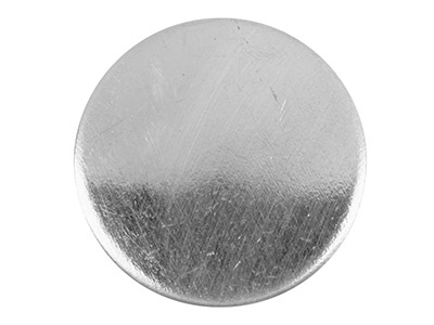 Ebauche Flan Rond 18  x 1 mm, Argent fin demi-dur - Image Standard - 1